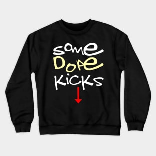 Some Dope Kicks (Varsity Yellow ft. Red Arrow) Crewneck Sweatshirt